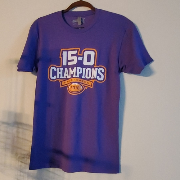 BreakingT Clemson 2018 Undefeated Short Sleeve Shirt - Picture 6 of 8